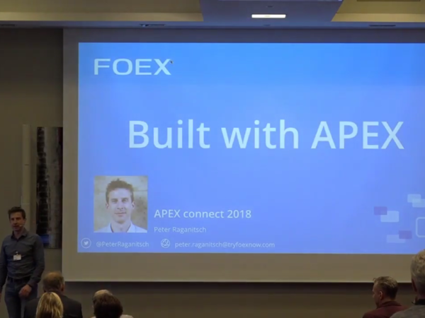 2018 APEX Connect Peter Raganitsch Build with APEX web