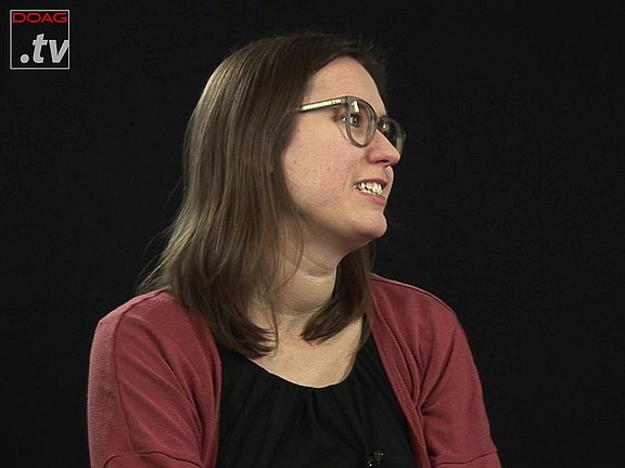 DOAGtv Carolin Hagemann 4zu3 web Carolin Hagemann im DOAG.tv-Interview auf DOAG 2019 Konferenz + Ausstellung
