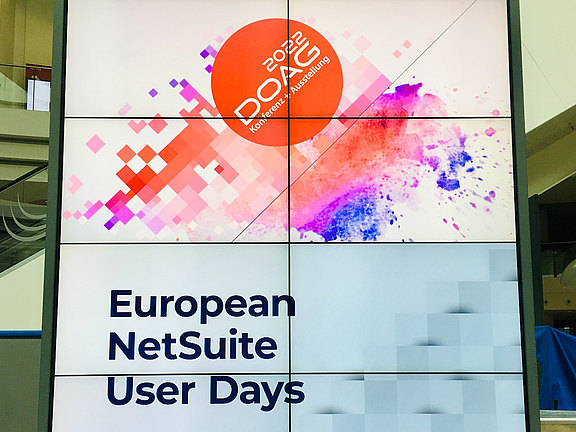 Zwei Events - eine Location. Die European NetSuite User Days gingen in die DOAG 2022 Konferenz + Ausstellung über.