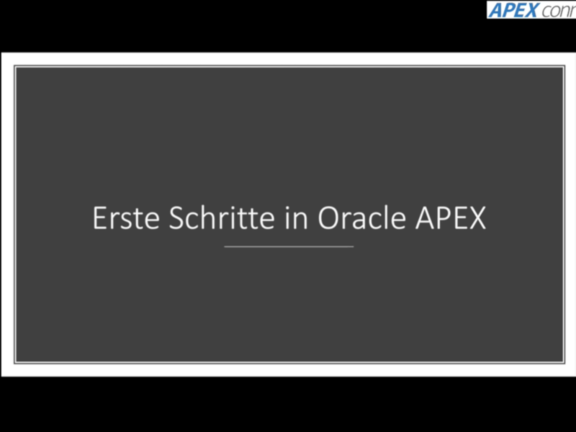 DOAG News APEXCONN Hagemann