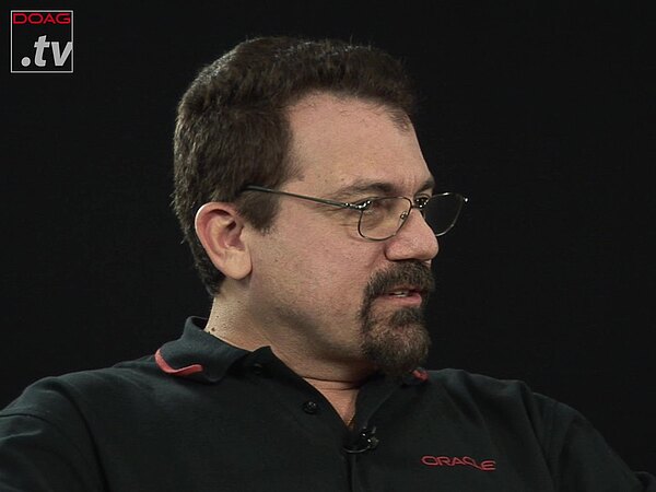Michael Ferrante 4 zu3 web Michael Ferrante, Oracle Principle Product Manager, im DOAG.tv-Interview am 20. November 2019 in Nürnberg.
