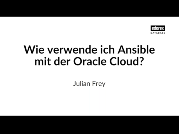 DOAG News DB20 Julian Frey