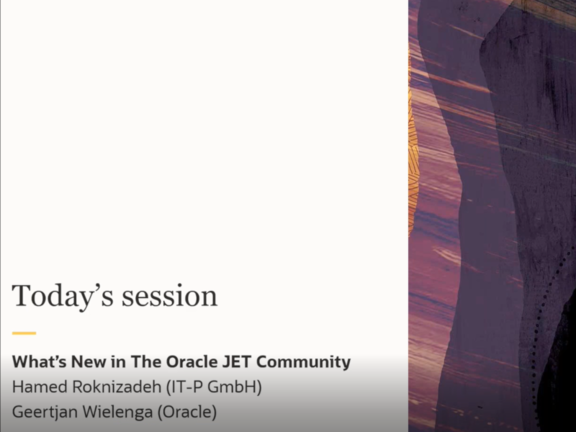 DOAG Webinar JET