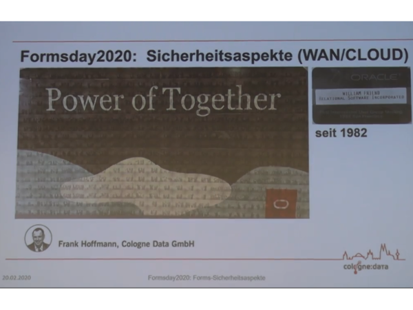 2020 02 FormsDay Frank Hoffmann Sicherheitsaspekte wide